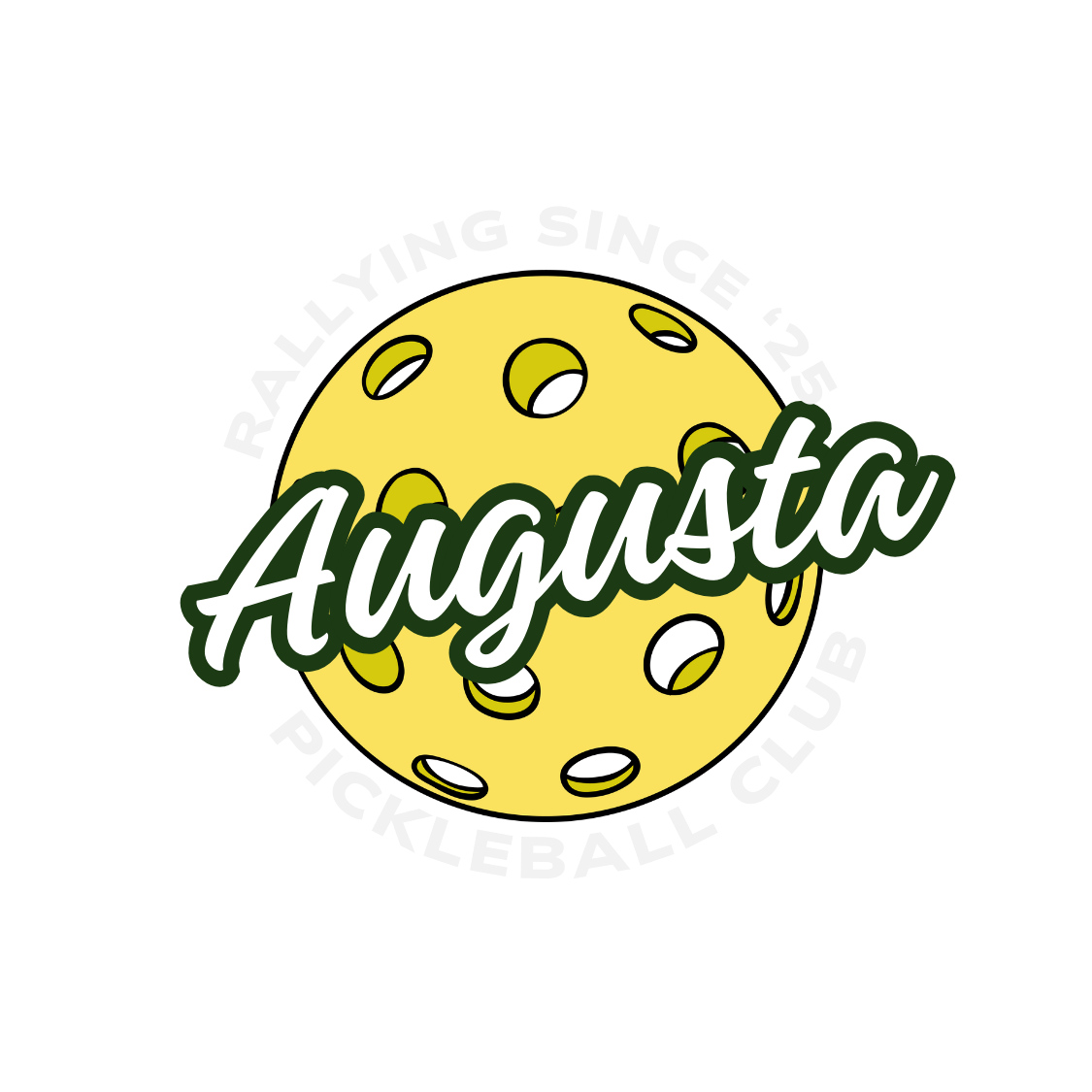 Pickleball players on public courts in Augusta, GA
